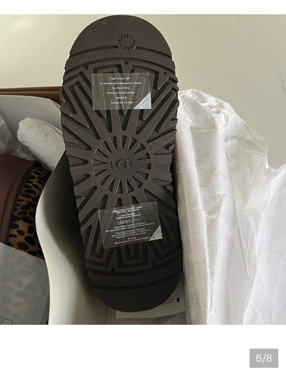 UGG® TAZZ CASPIAN PLATFORM SLIPPERS - Picture 6 of 8